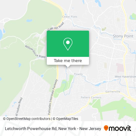 Letchworth Powerhouse Rd map