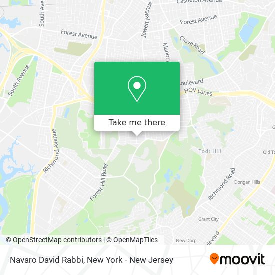 Navaro David Rabbi map