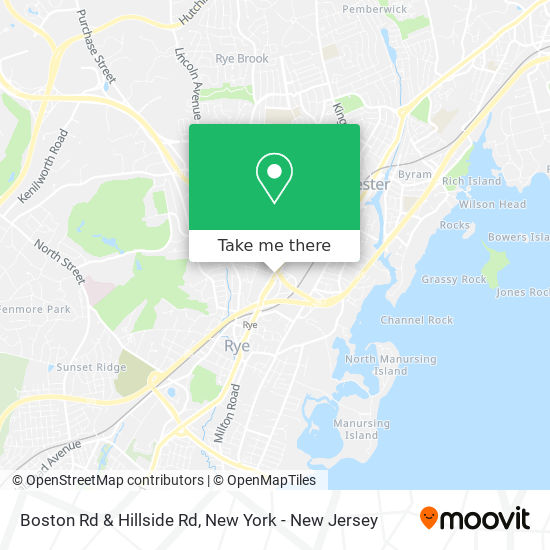 Boston Rd & Hillside Rd map