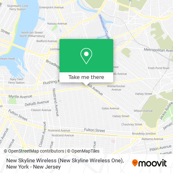 Mapa de New Skyline Wireless