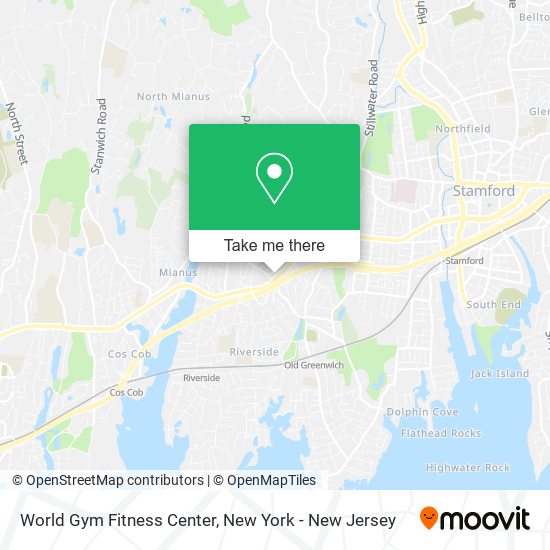 Mapa de World Gym Fitness Center