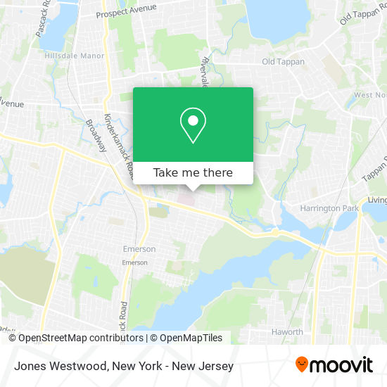 Jones Westwood map