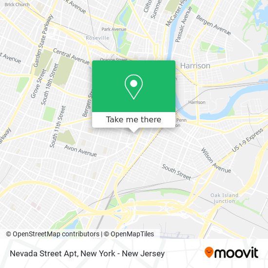 Nevada Street Apt map