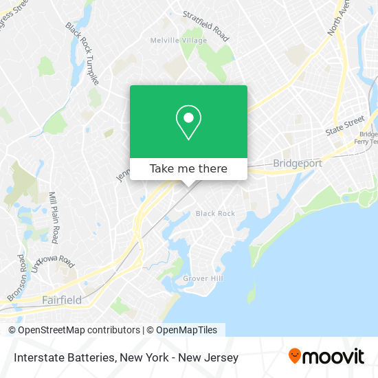 Interstate Batteries map