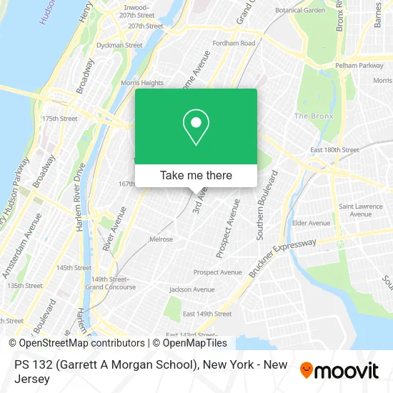 PS 132 (Garrett A Morgan School) map