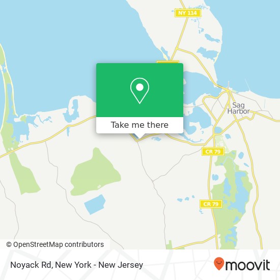 Mapa de Noyack Rd, Sag Harbor, NY 11963