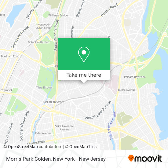 Mapa de Morris Park Colden