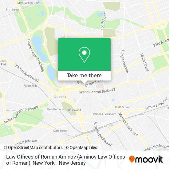 Mapa de Law Offices of Roman Aminov