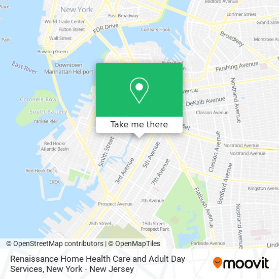 Renaissance Home Health Care and Adult Day Services map