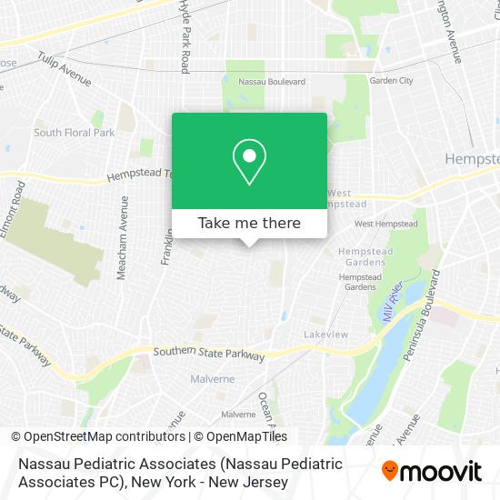 Nassau Pediatric Associates map