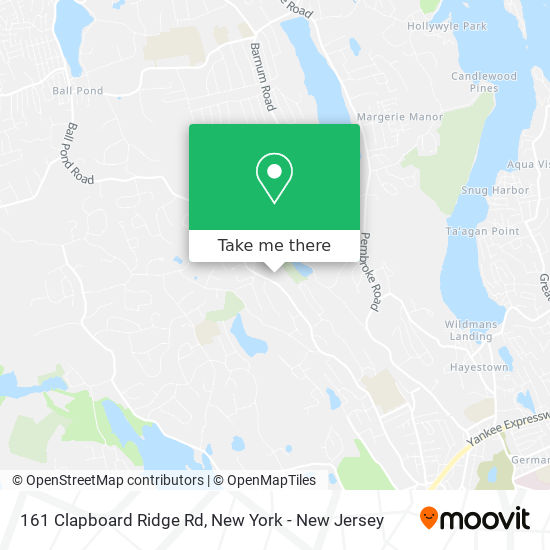 161 Clapboard Ridge Rd map