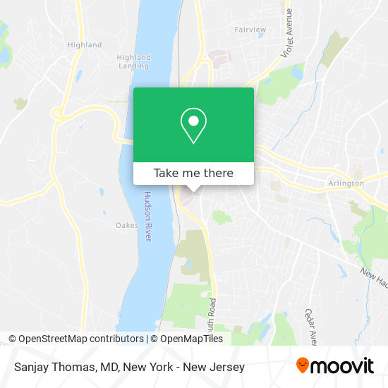 Sanjay Thomas, MD map