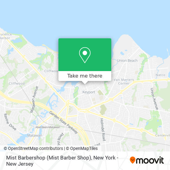 Mist Barbershop (Mist Barber Shop) map