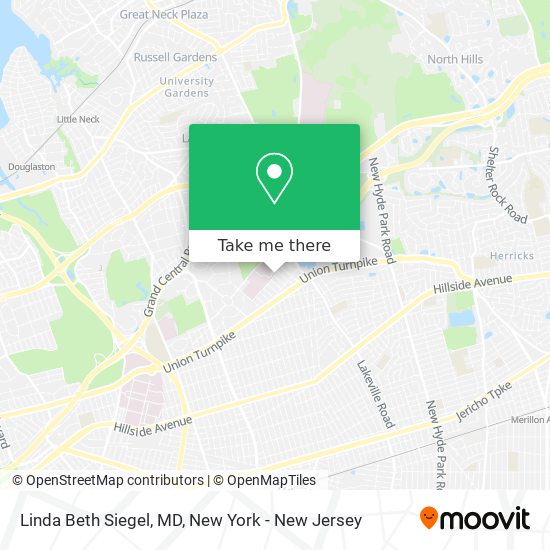 Mapa de Linda Beth Siegel, MD