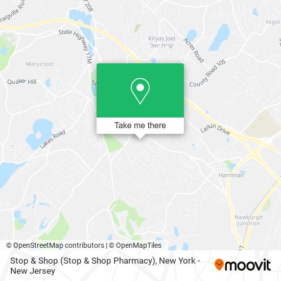 Mapa de Stop & Shop (Stop & Shop Pharmacy)