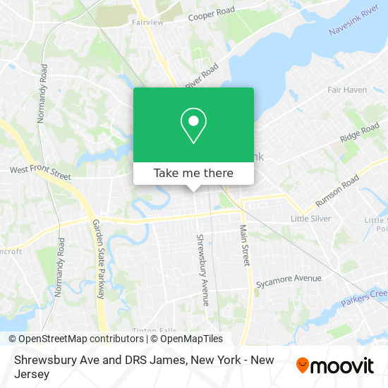 Mapa de Shrewsbury Ave and DRS James