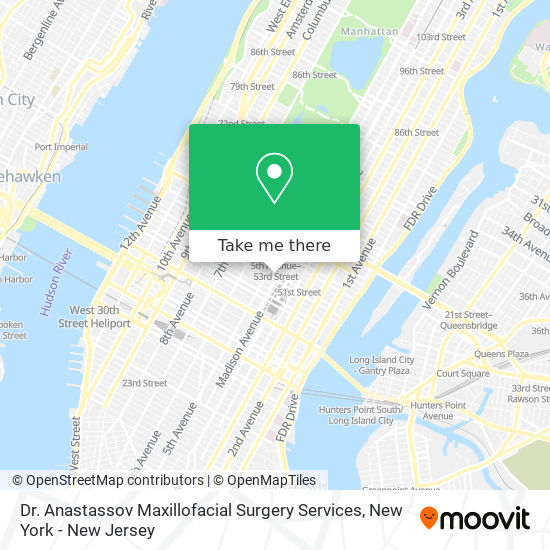 Mapa de Dr. Anastassov Maxillofacial Surgery Services