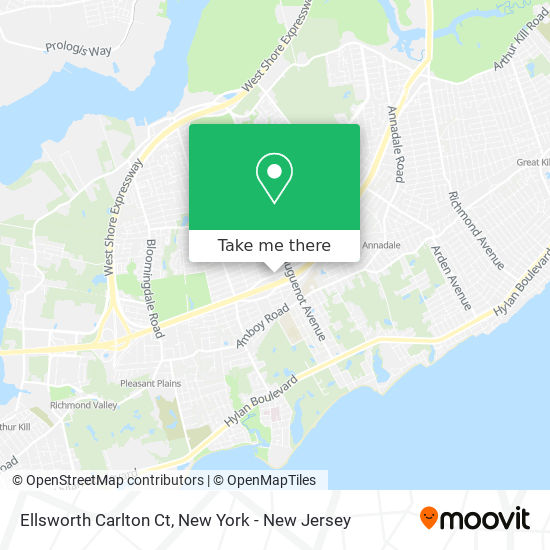 Mapa de Ellsworth Carlton Ct