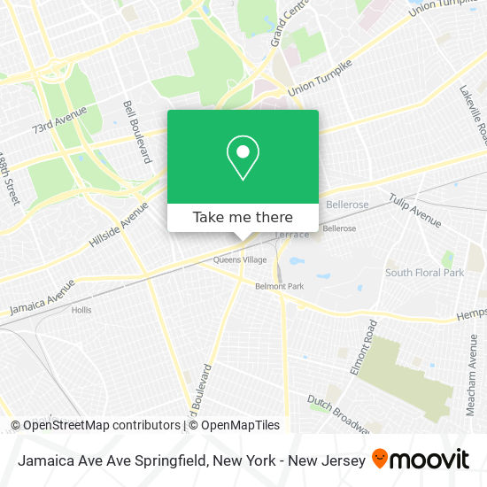 Mapa de Jamaica Ave Ave Springfield