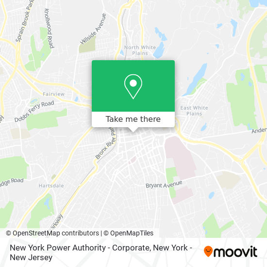 Mapa de New York Power Authority - Corporate