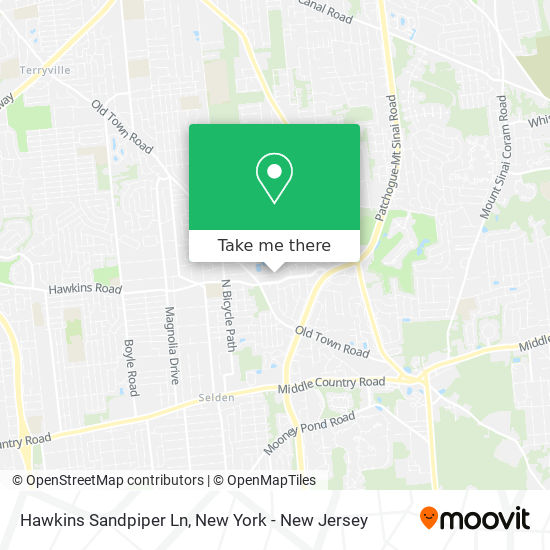 Hawkins Sandpiper Ln map