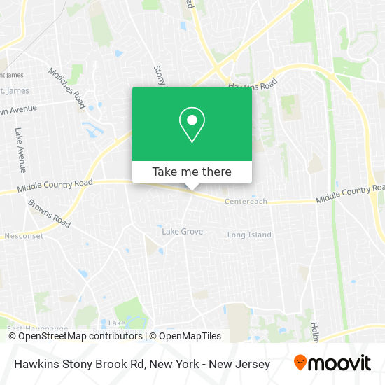 Mapa de Hawkins Stony Brook Rd