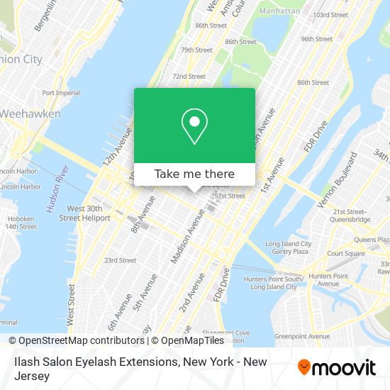 Mapa de Ilash Salon Eyelash Extensions