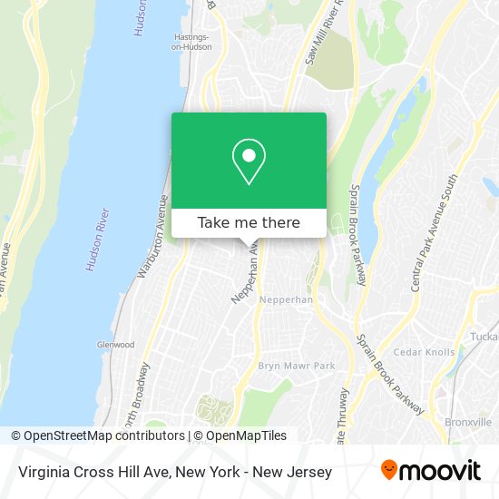 Mapa de Virginia Cross Hill Ave