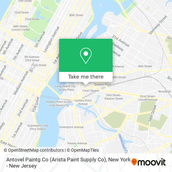 Antovel Paintg Co (Arista Paint Supply Co) map