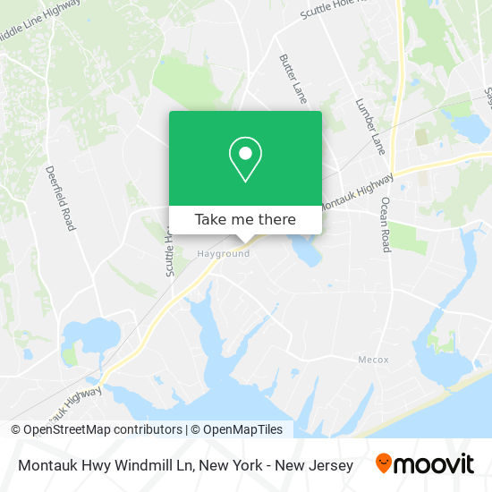 Mapa de Montauk Hwy Windmill Ln