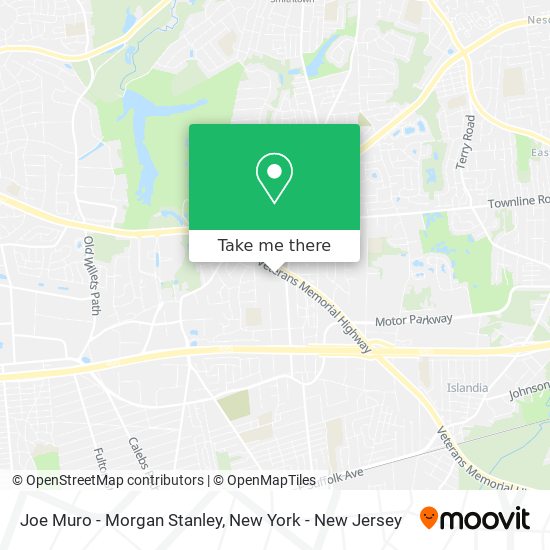 Joe Muro - Morgan Stanley map