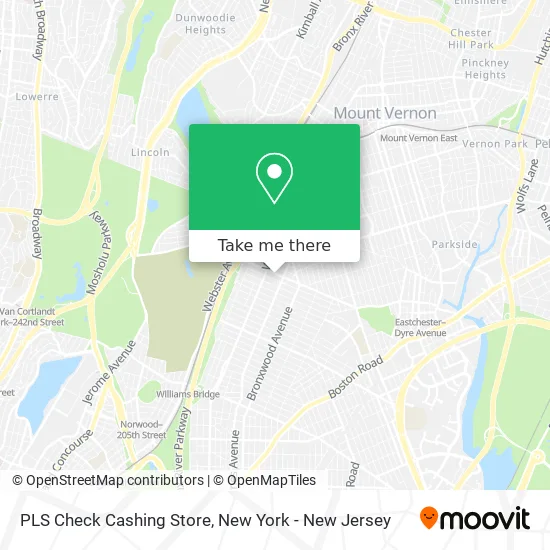 PLS Check Cashing Store map