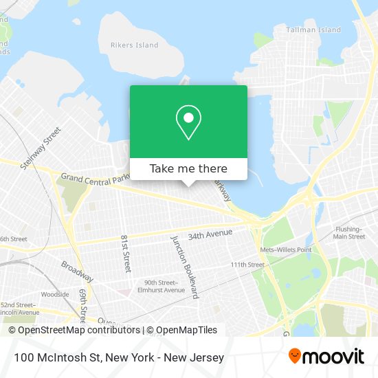 100 McIntosh St map