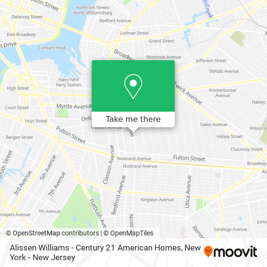 Alissen Williams - Century 21 American Homes map