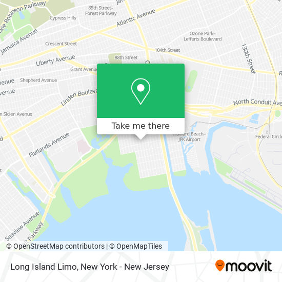 Long Island Limo map