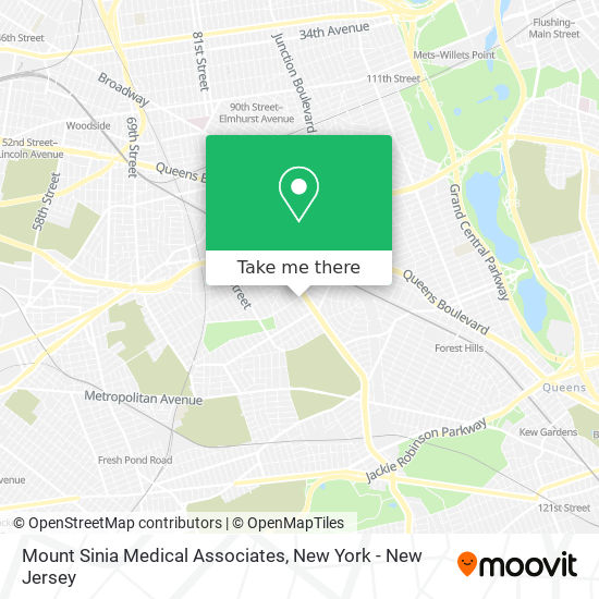 Mapa de Mount Sinia Medical Associates