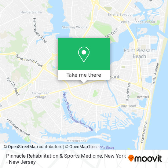 Pinnacle Rehabilitation & Sports Medicine map