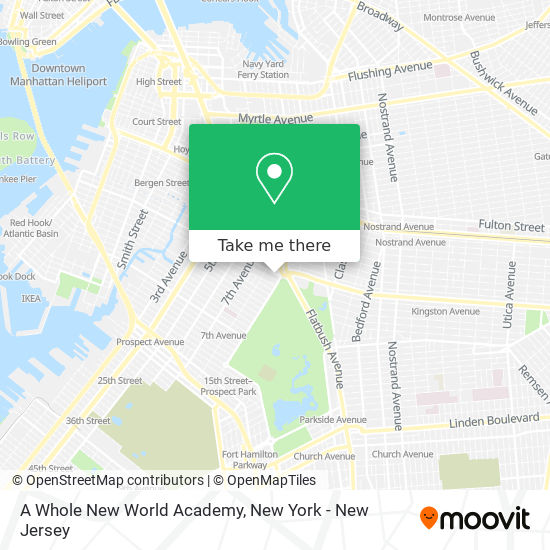 A Whole New World Academy map