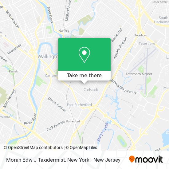 Moran Edw J Taxidermist map