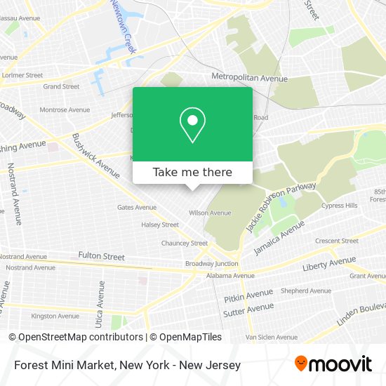 Mapa de Forest Mini Market