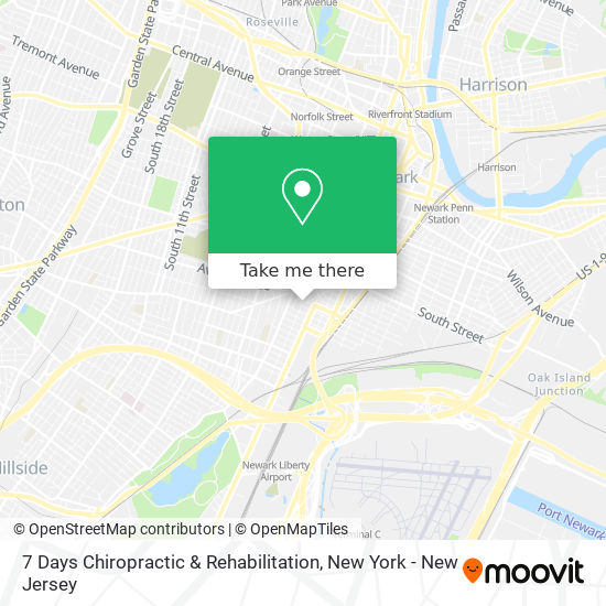 7 Days Chiropractic & Rehabilitation map