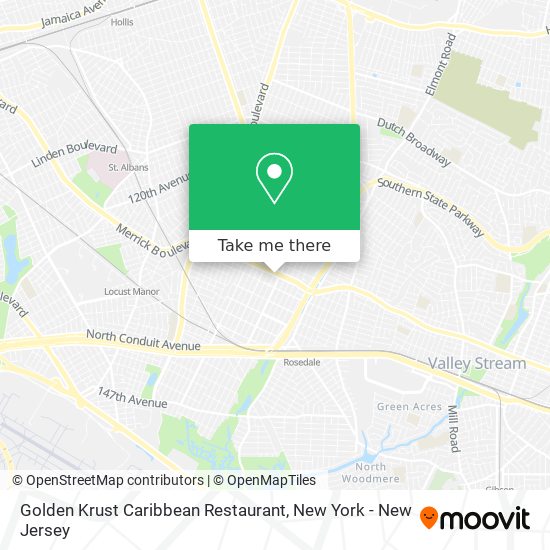 Mapa de Golden Krust Caribbean Restaurant