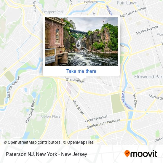 Paterson NJ map