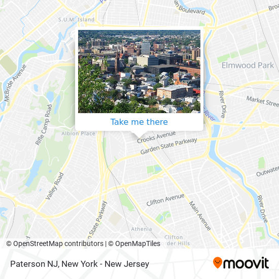 Mapa de Paterson NJ