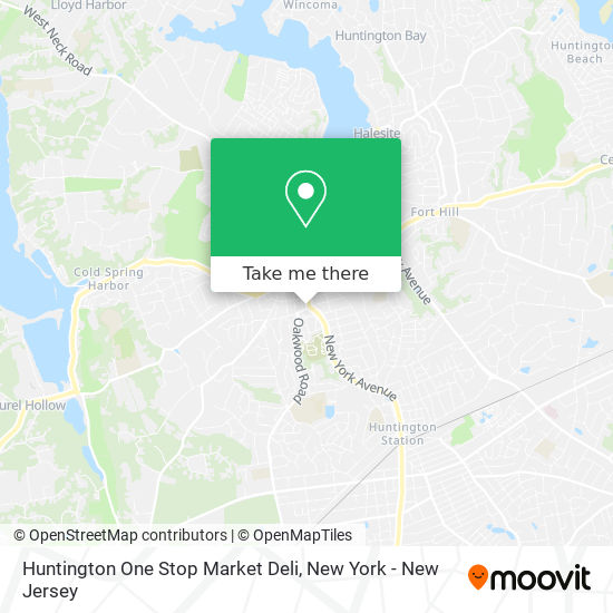 Mapa de Huntington One Stop Market Deli