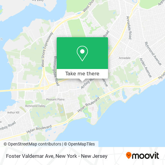 Foster Valdemar Ave map