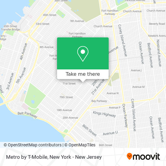 Metro by T-Mobile map