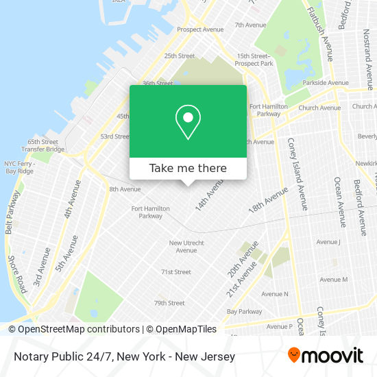 Notary Public 24/7 map