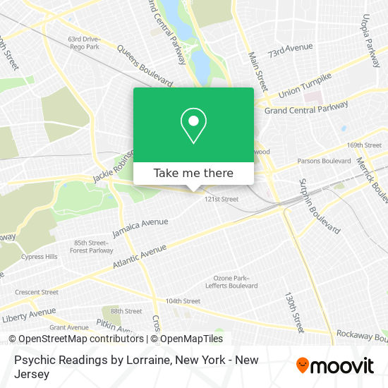 Psychic Readings by Lorraine map
