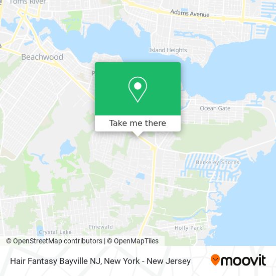 Hair Fantasy Bayville NJ map